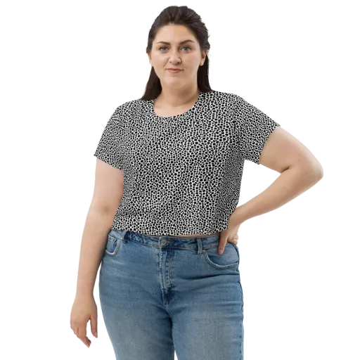 Noir Pebble on a Crop Tee