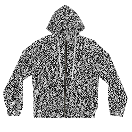 Noir Pebble on a Women's Full-Zip Hoodie