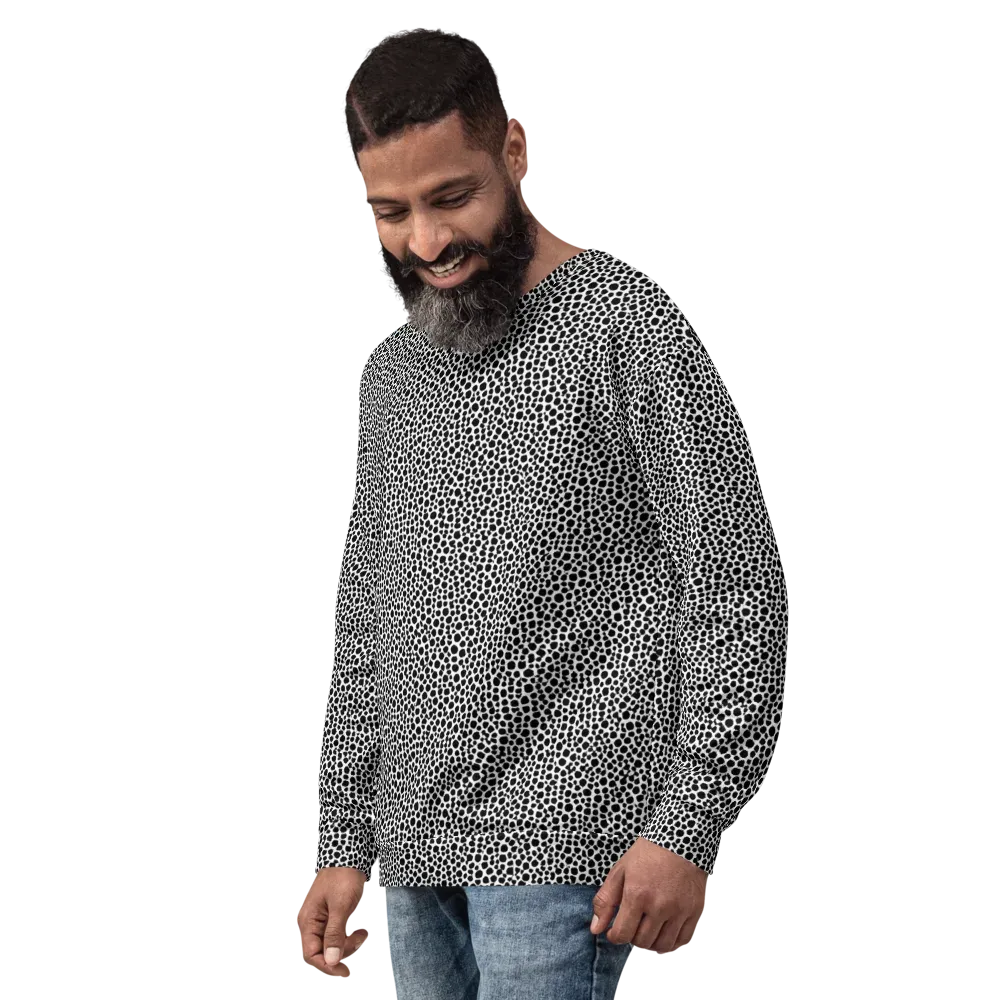 Noir Pebble on Sweatshirt — Left Front
