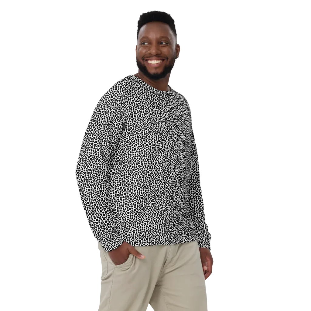 Noir Pebble on Sweatshirt — Front