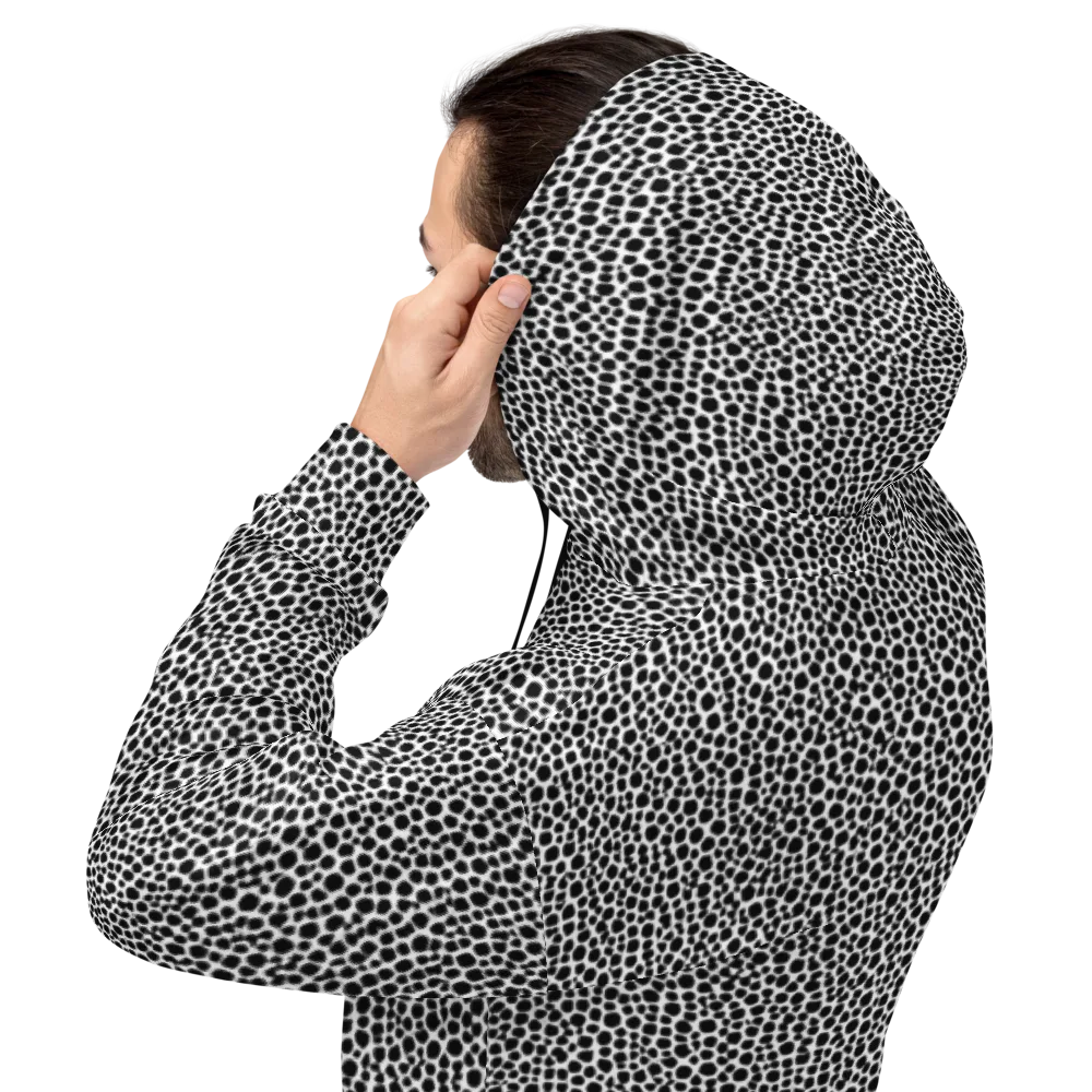 Noir Pebble on Hoodie — Back