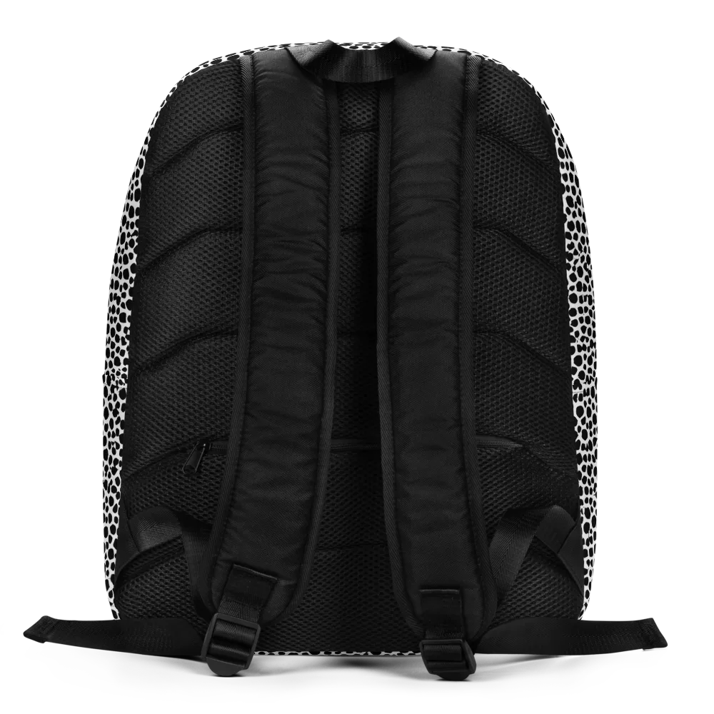 Noir Pebble on Minimalist Backpack — Back