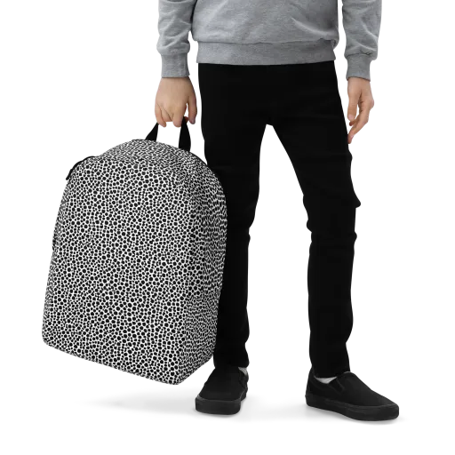 Noir Pebble on a Minimalist Backpack