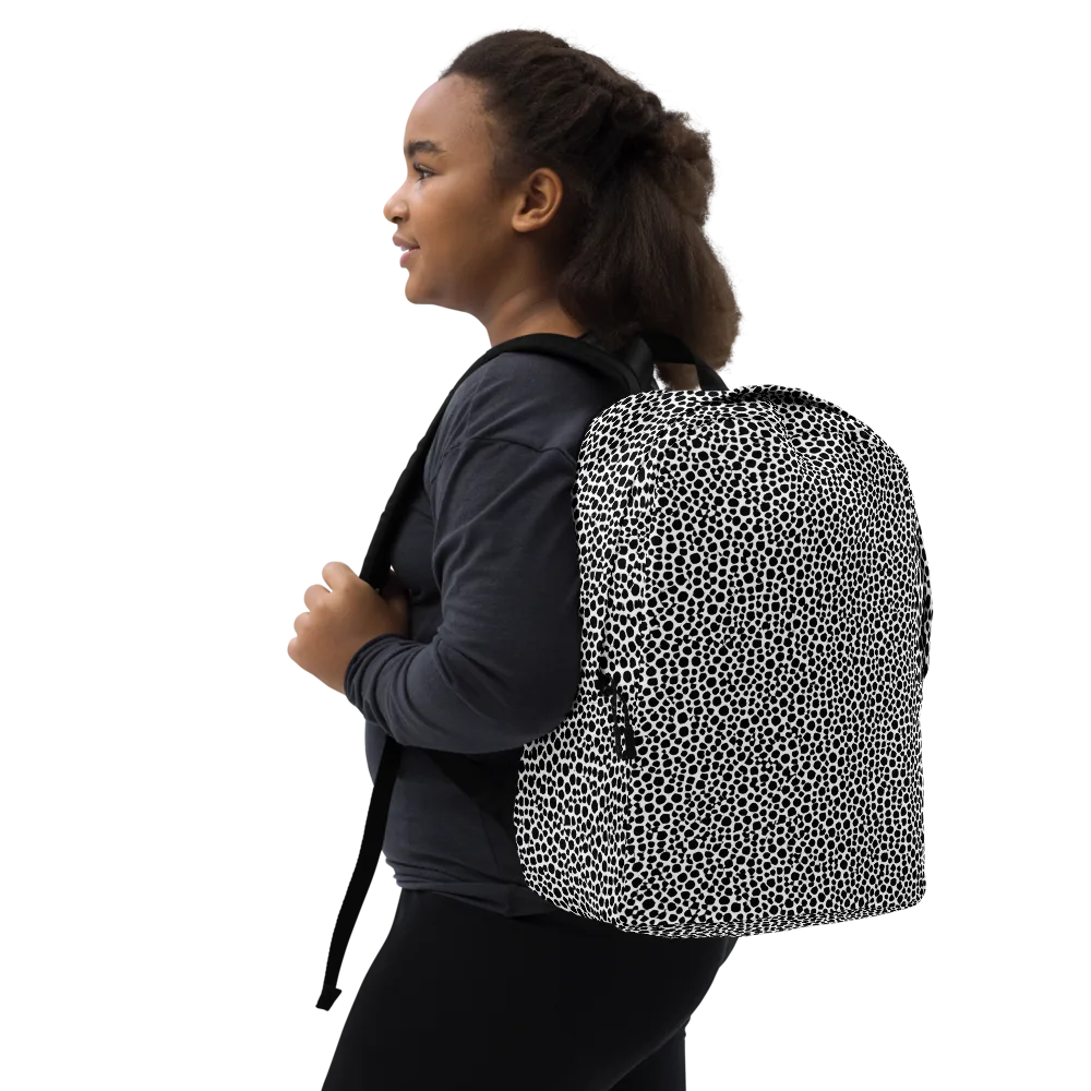 Noir Pebble on Minimalist Backpack — Right Front