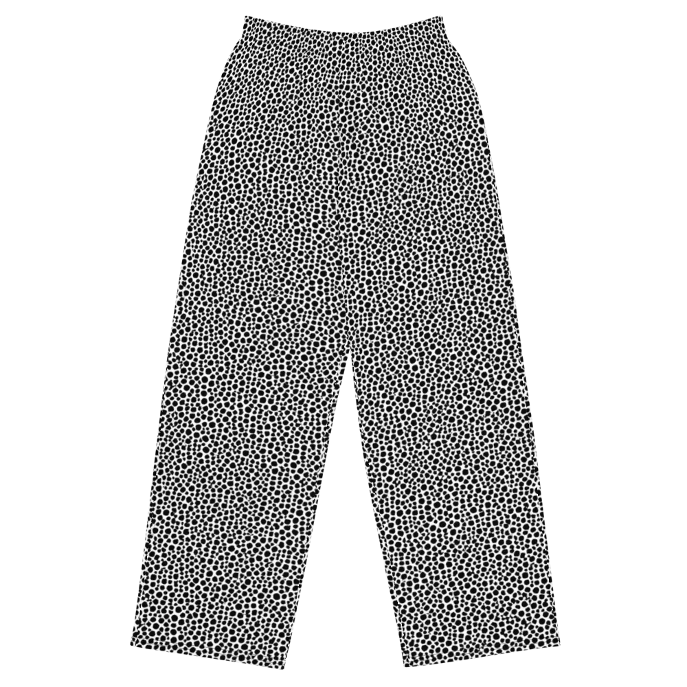 Noir Pebble on Wide-Leg Pants — Front
