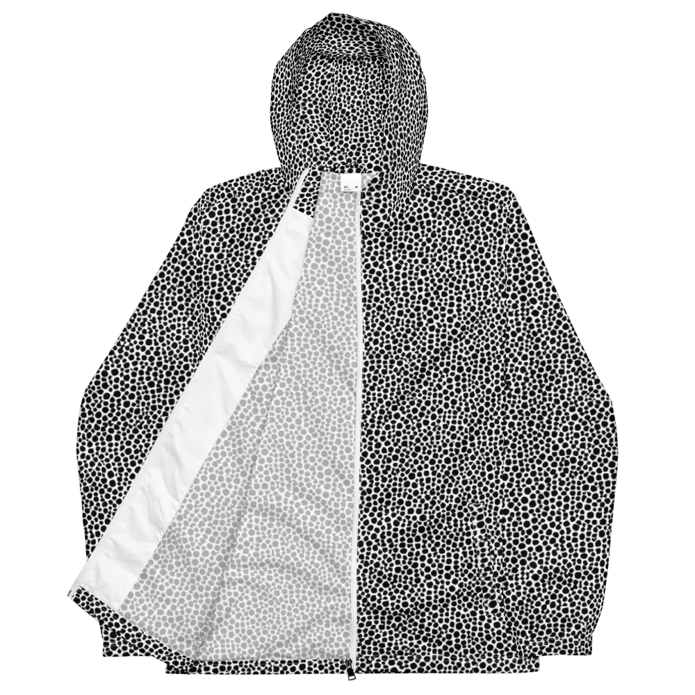 Noir Pebble on Men's Windbreaker — Front