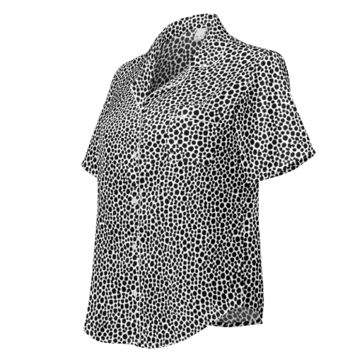 Noir Pebble on a Women's Short Sleeve Pajama Top