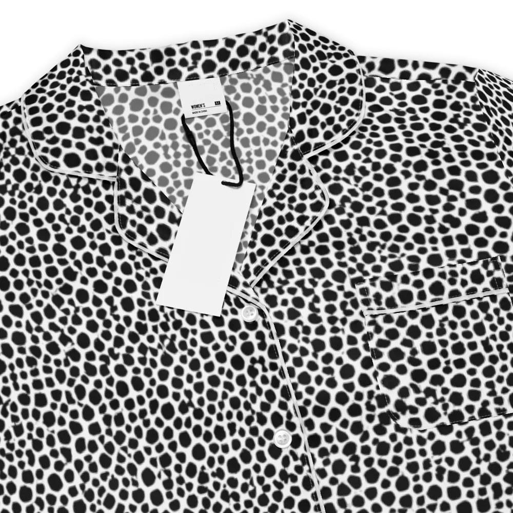 Noir Pebble on Women's Short Sleeve Pajama Top — Product details