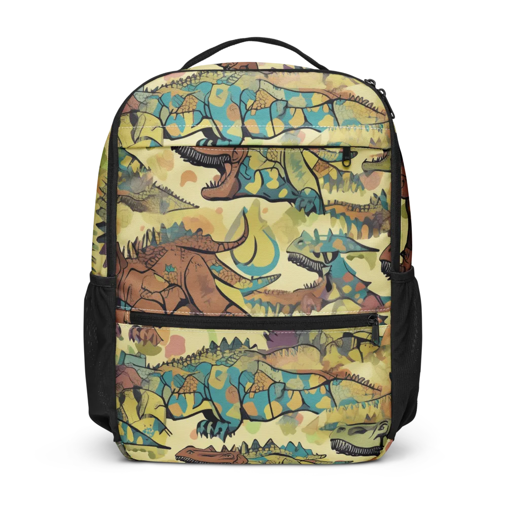 Dino Dreamscape on Utility Backpack — Front