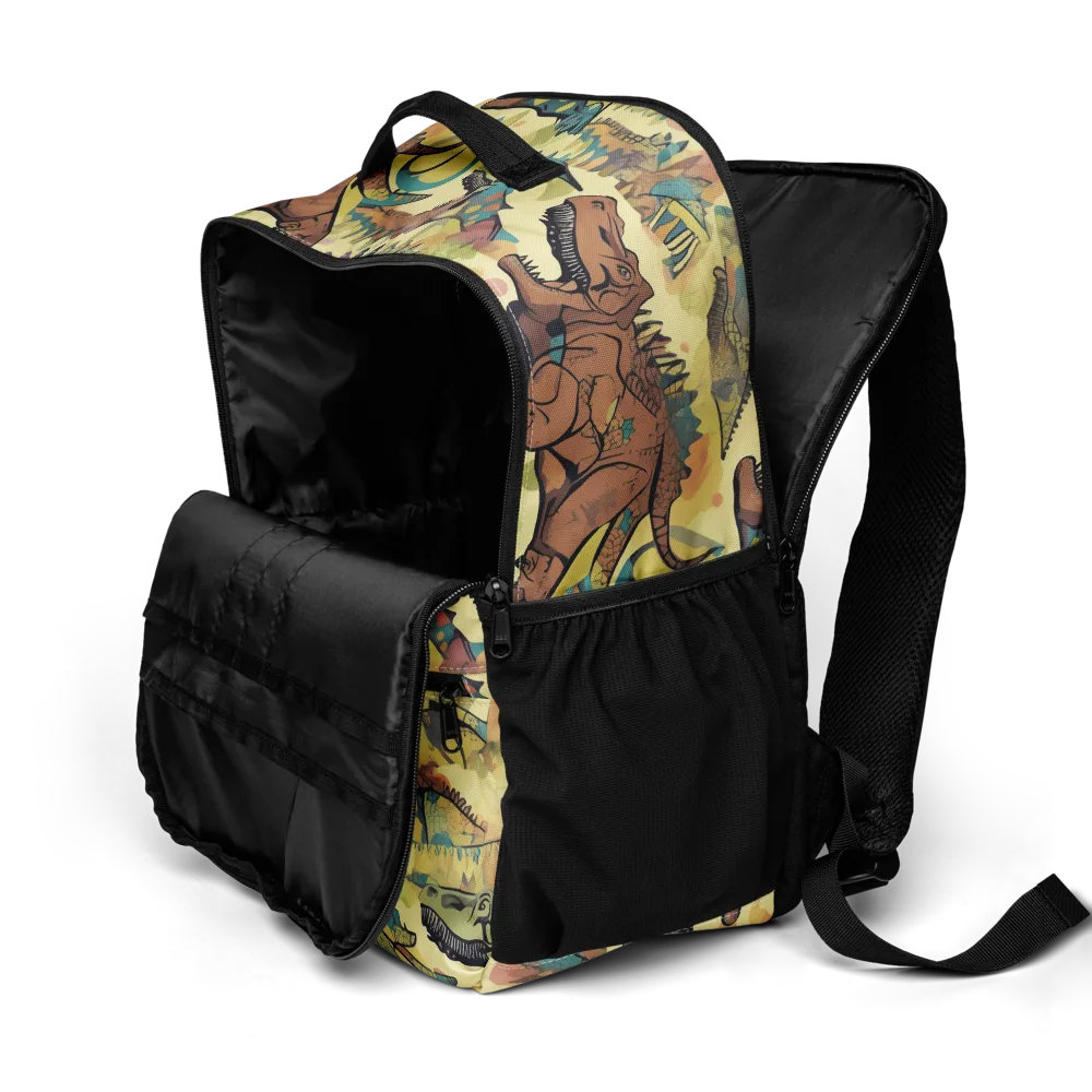 Dino Dreamscape on Utility Backpack — Product details 2