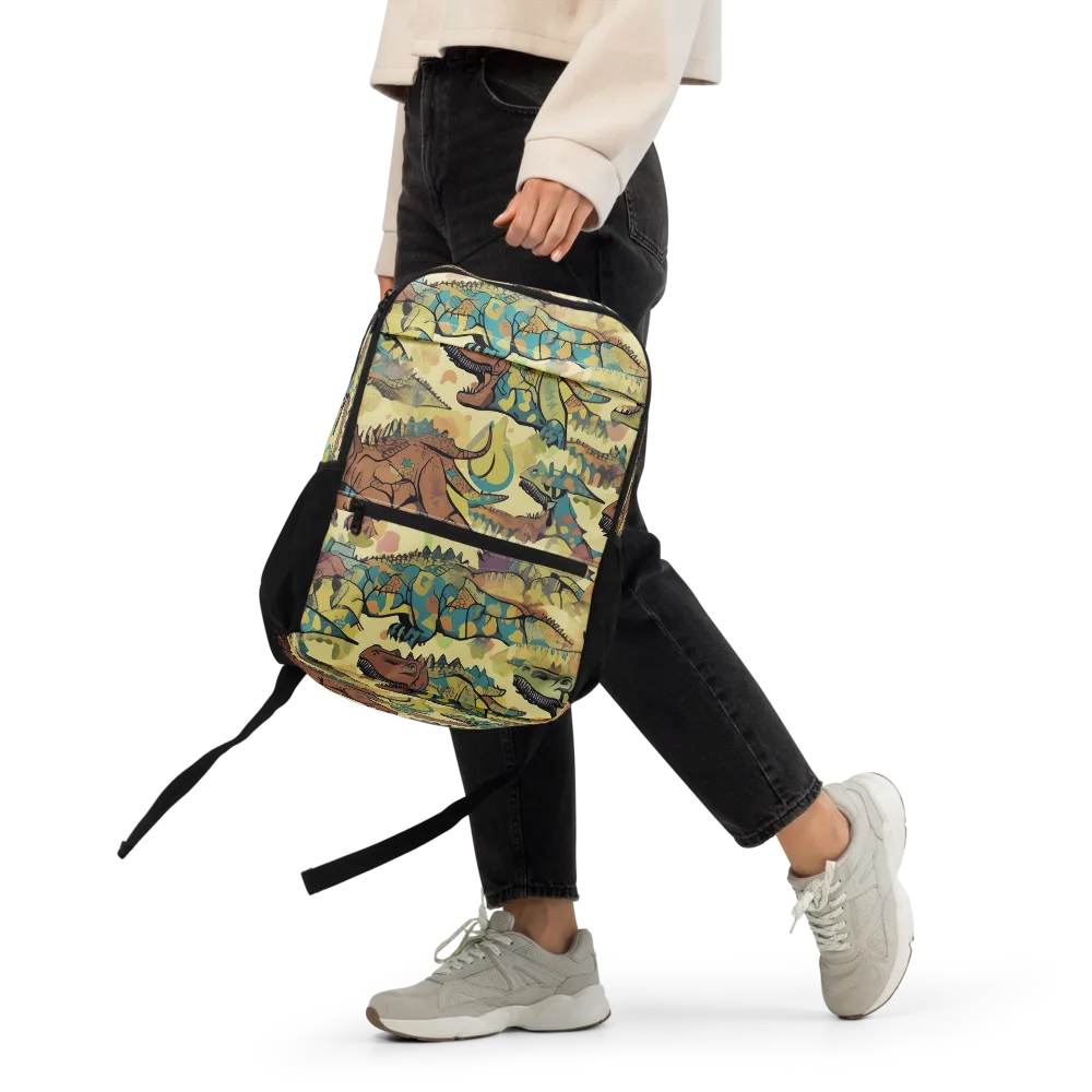 Dino Dreamscape on Utility Backpack — Front