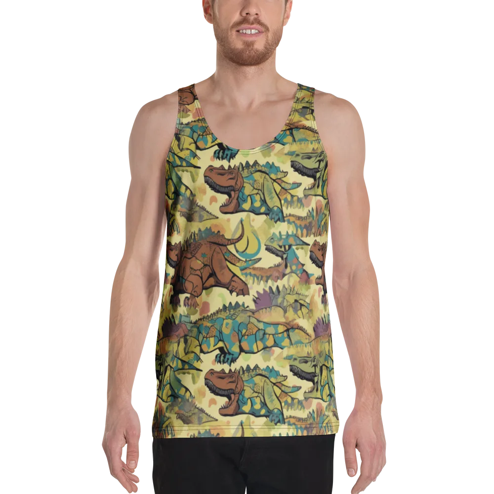 Dino Dreamscape on Men's Tank Top — Front