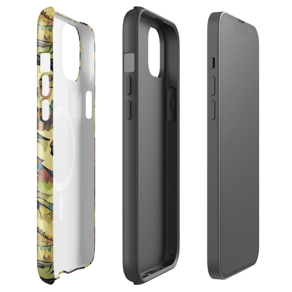 Dino Dreamscape on MagSafe Tough Case for iPhone® — Front