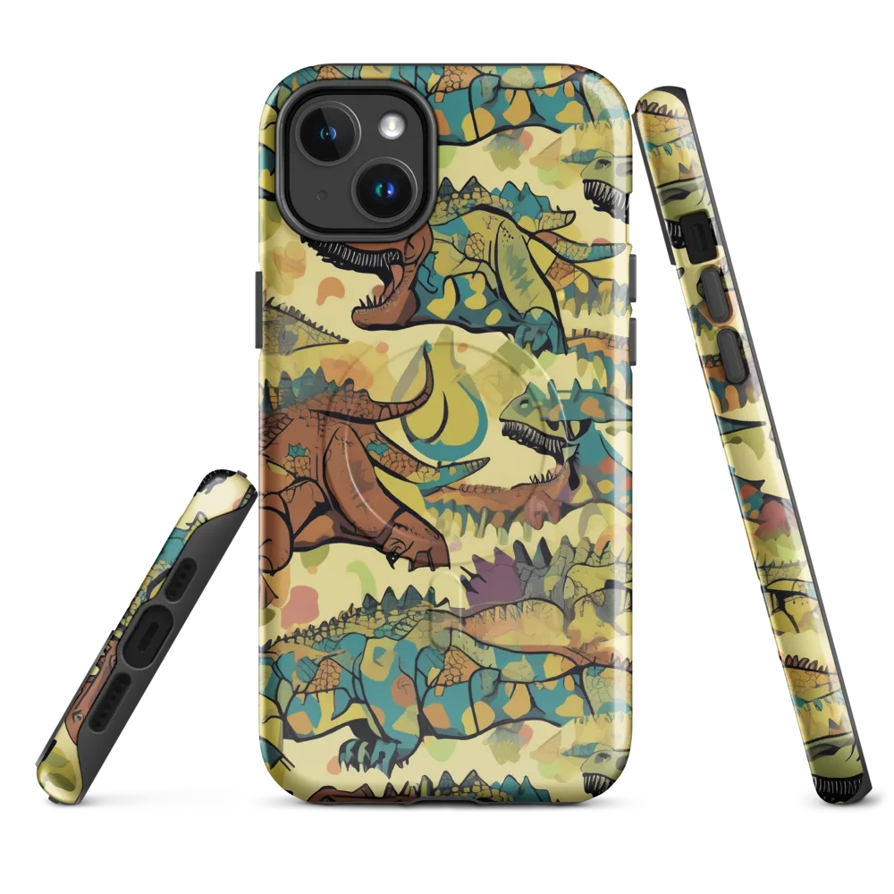 Dino Dreamscape on MagSafe Tough Case for iPhone® — Front