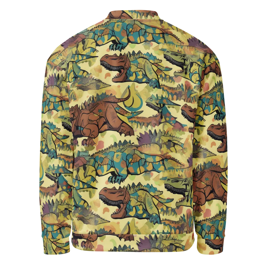 Dino Dreamscape on Bomber Jacket — Back