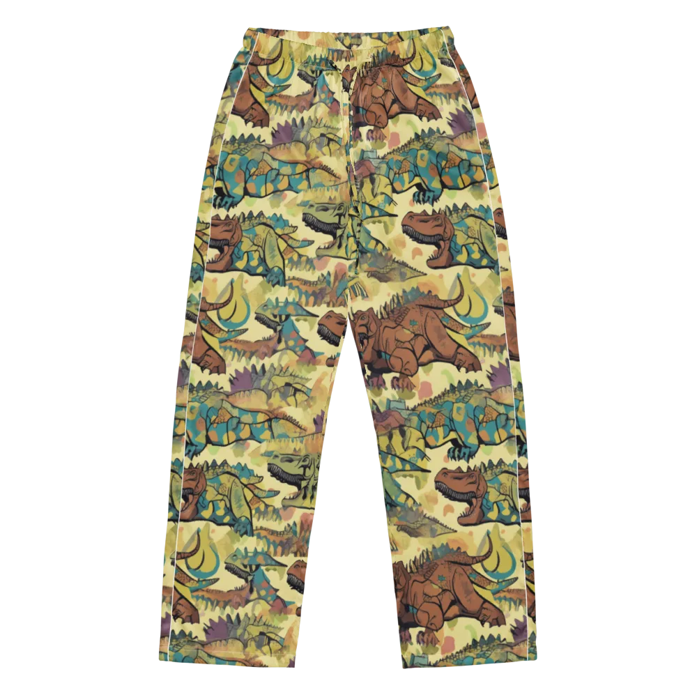 Dino Dreamscape on Women's Pajama Pants — Front