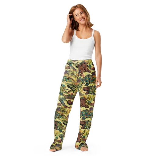 Dino Dreamscape on a Women's Pajama Pants