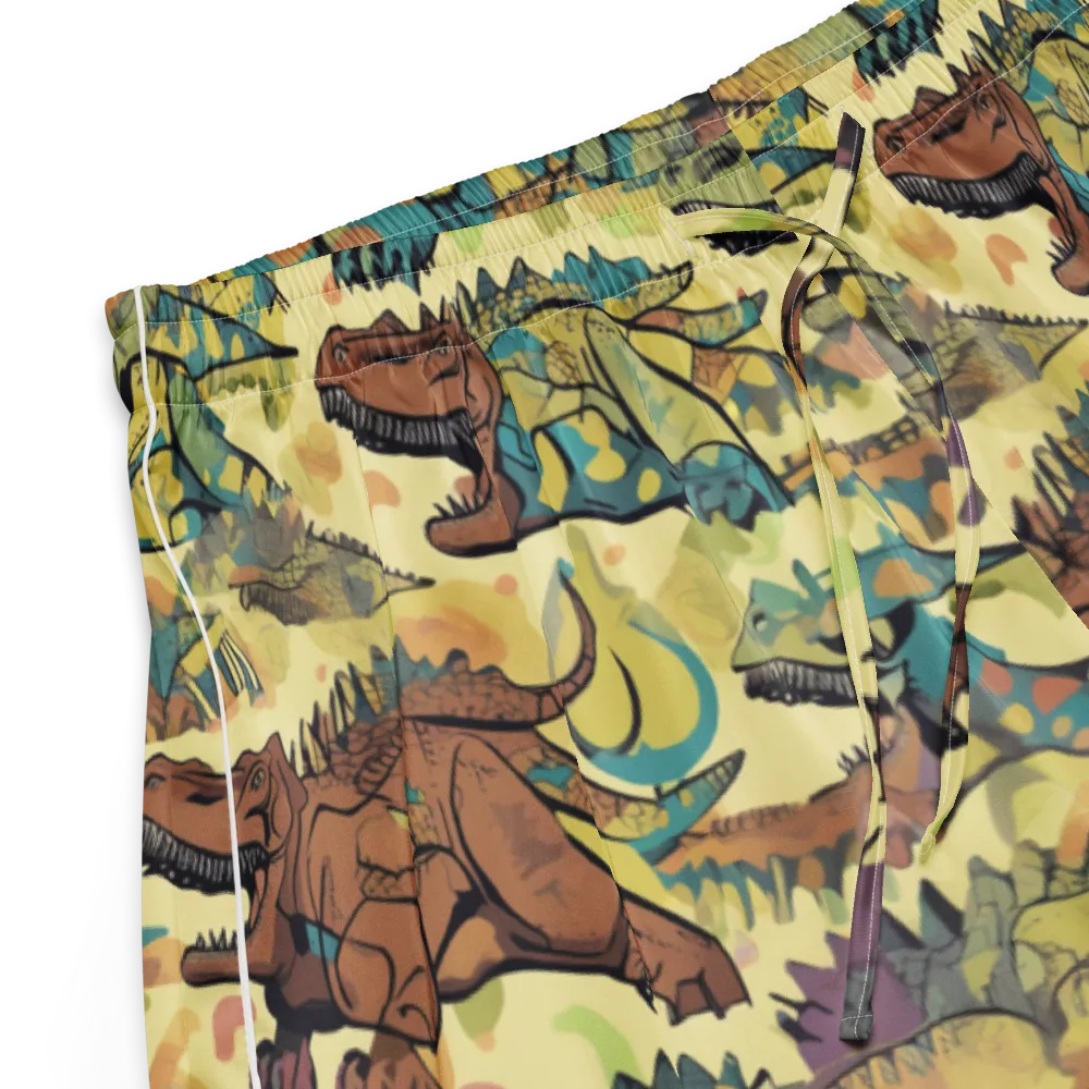 Dino Dreamscape on Women's Pajama Shorts — Product details