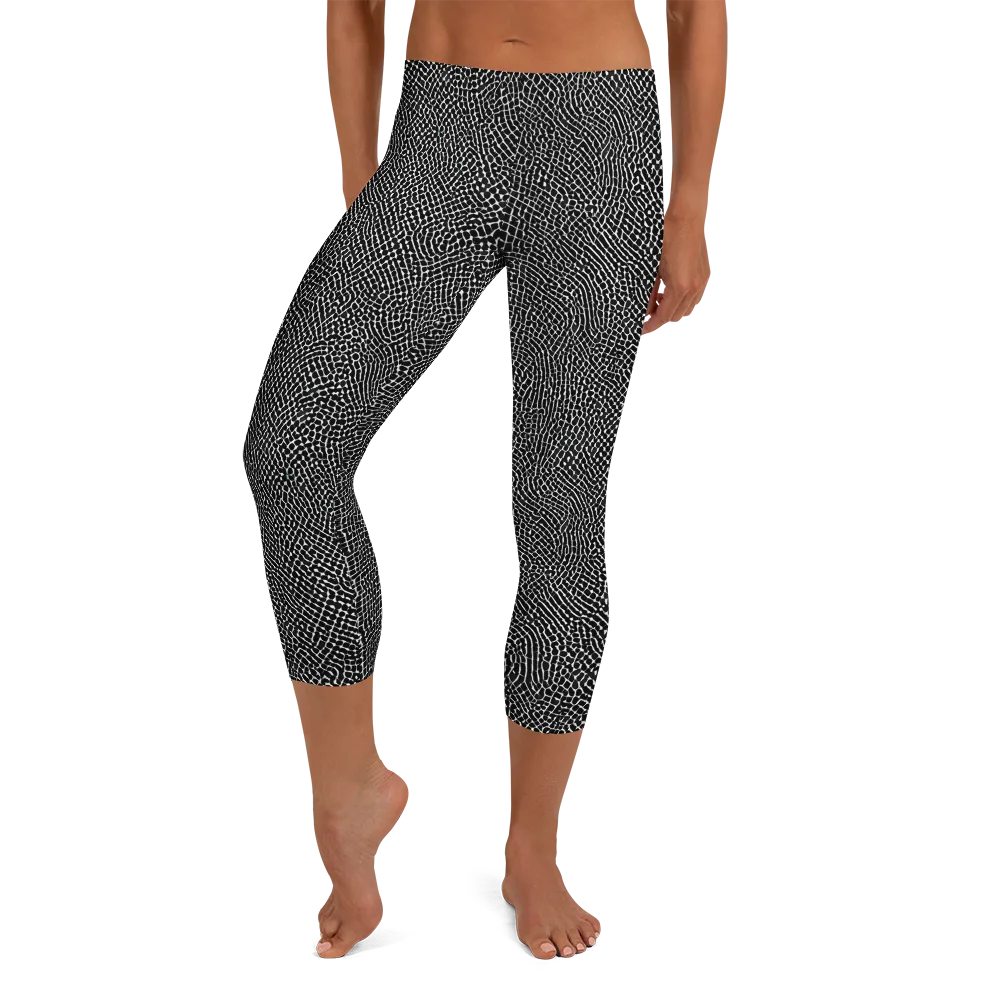 Nocturne Hide on Capri Leggings — Front