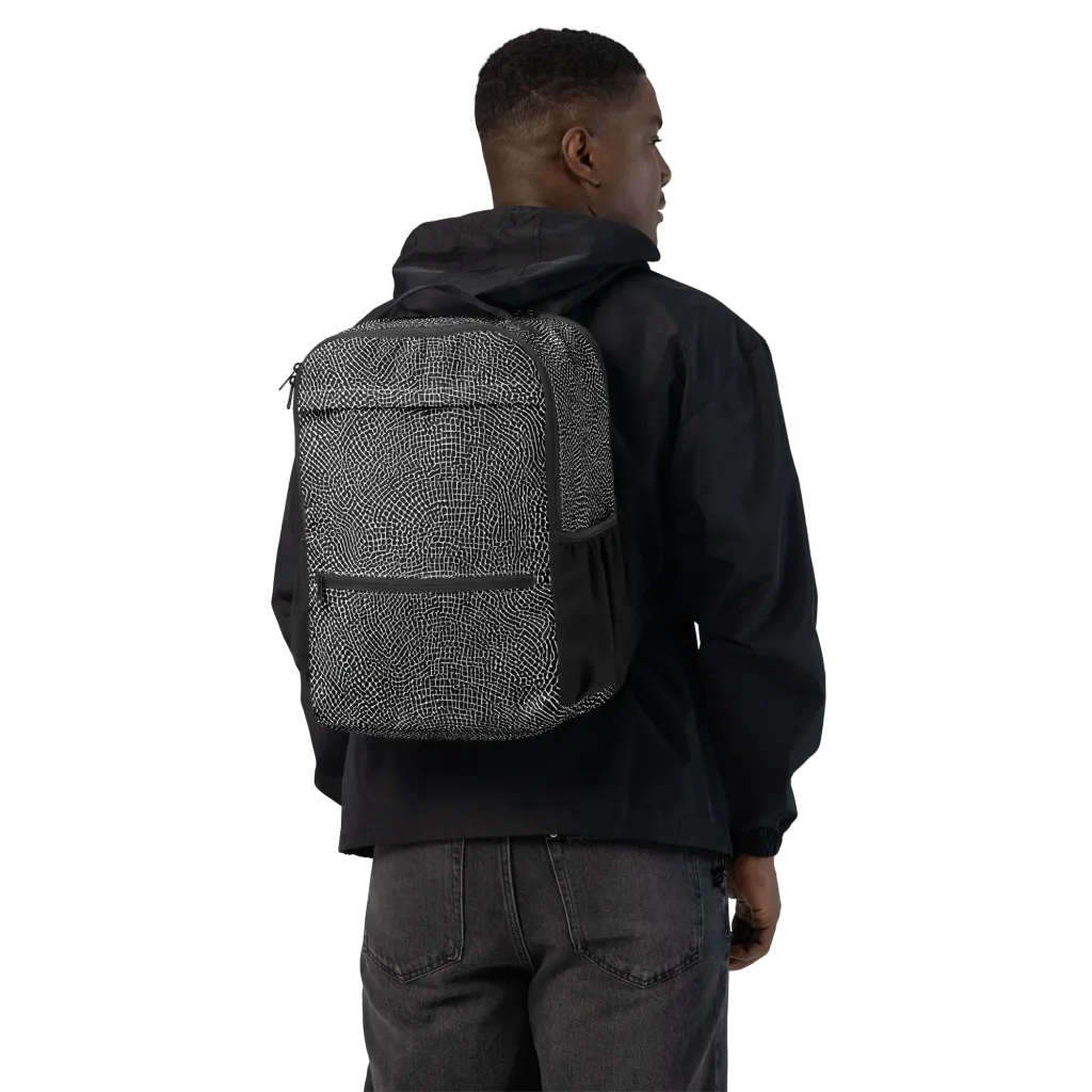 Nocturne Hide on Utility Backpack — Back