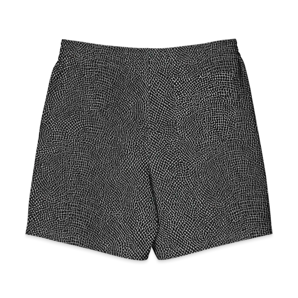 Nocturne Hide on Men's Board Shorts — Back