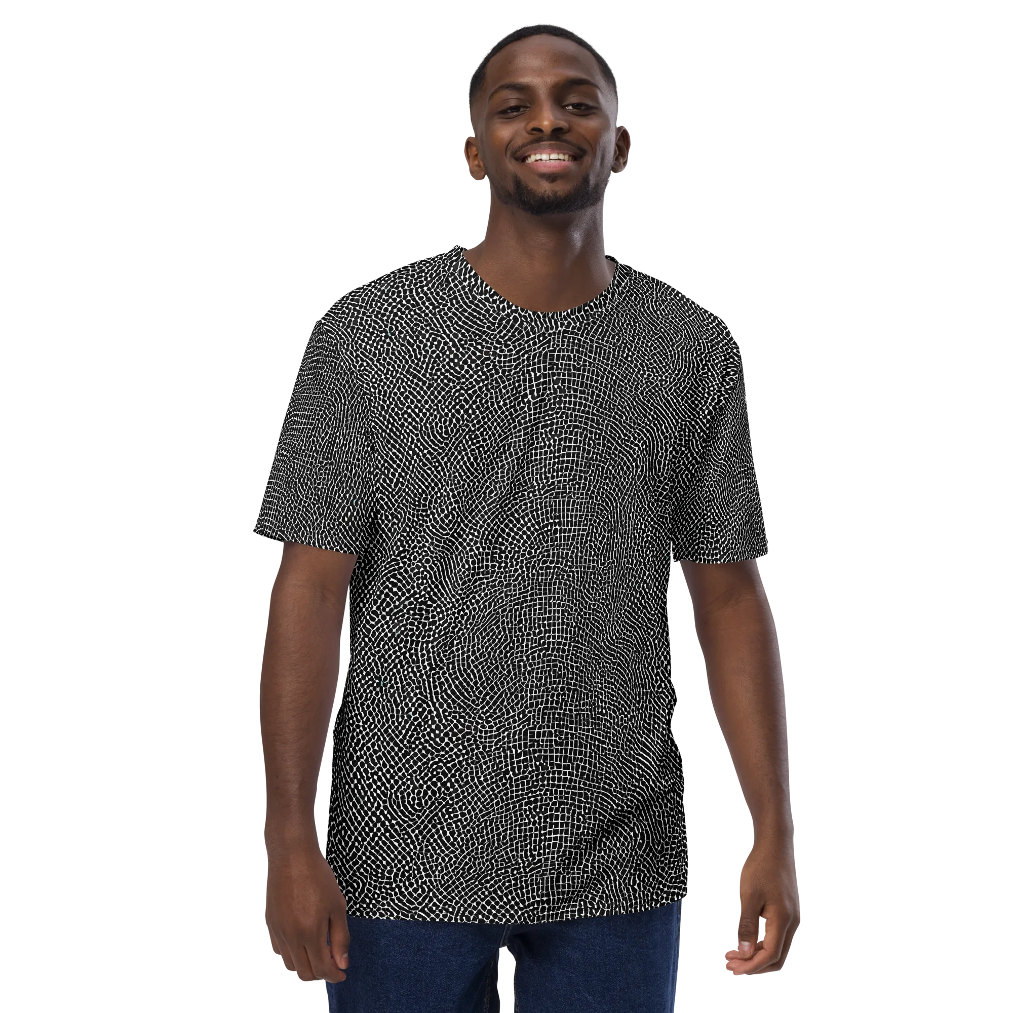 Nocturne Hide on Men's Crew Neck T-Shirt — Front