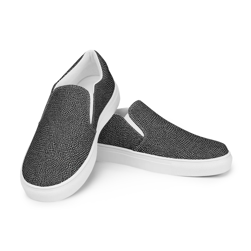 Nocturne Hide on Men's Slip-On Canvas Shoes — Left Front