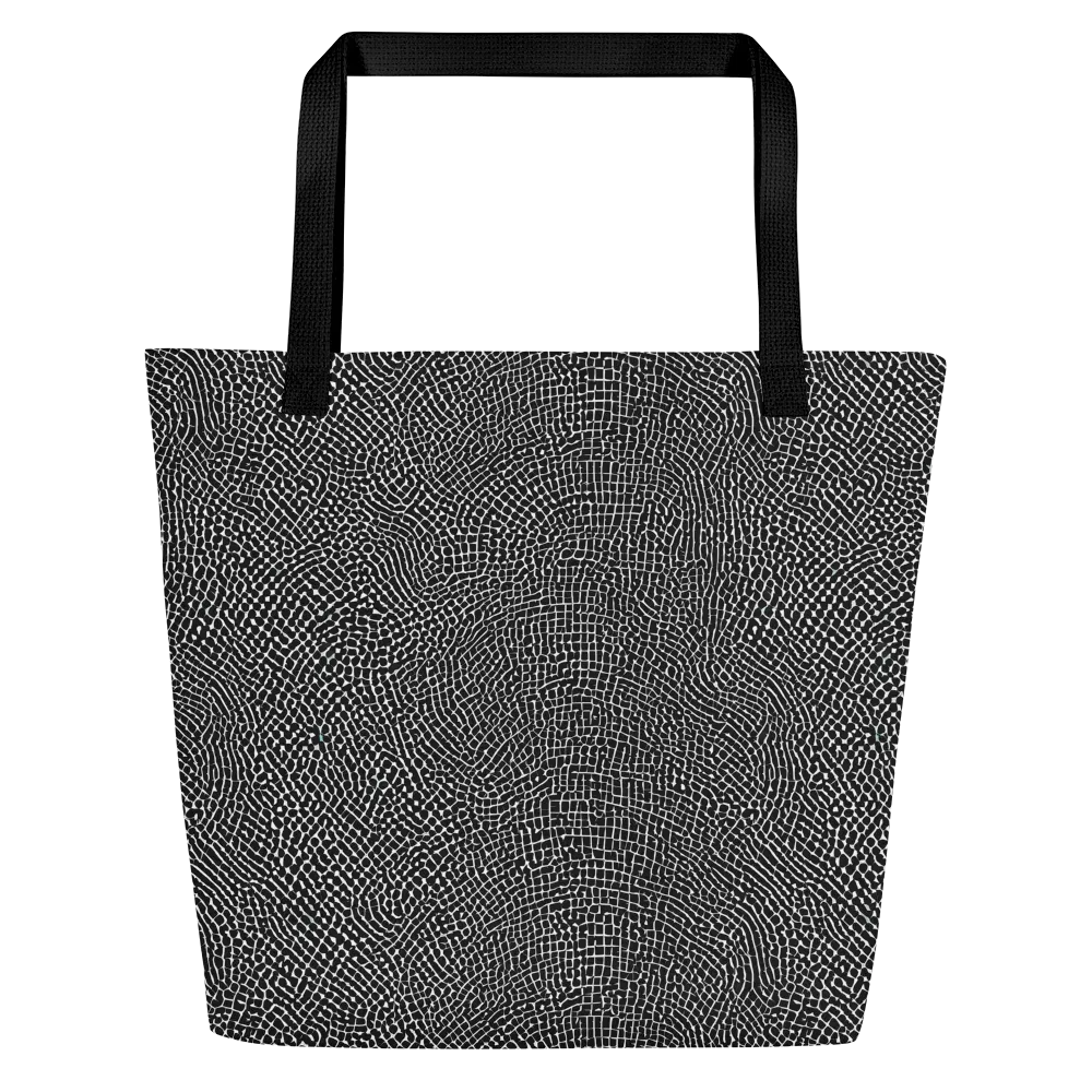 Nocturne Hide on Large Tote Bag W/ Pocket — Front