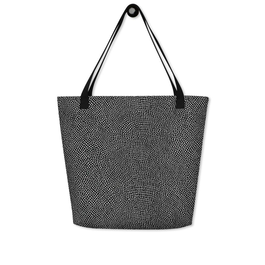 Nocturne Hide on Large Tote Bag W/ Pocket — Front
