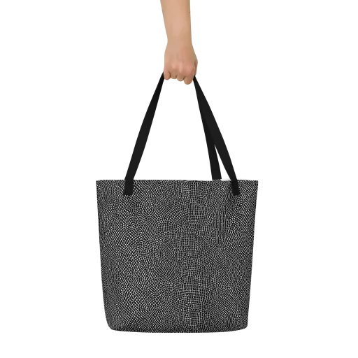 Nocturne Hide on a Large Tote Bag W/ Pocket