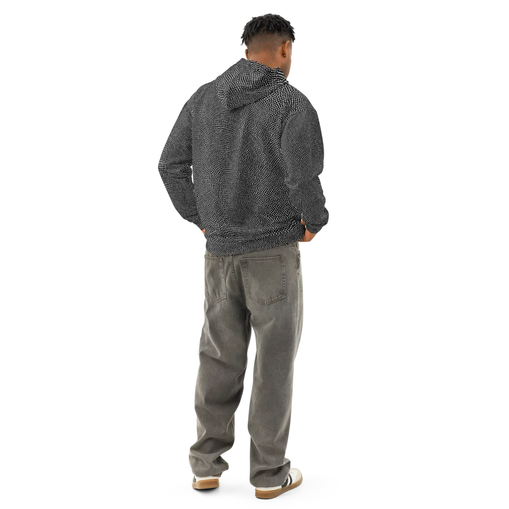 Nocturne Hide on Cotton Hoodie — Back
