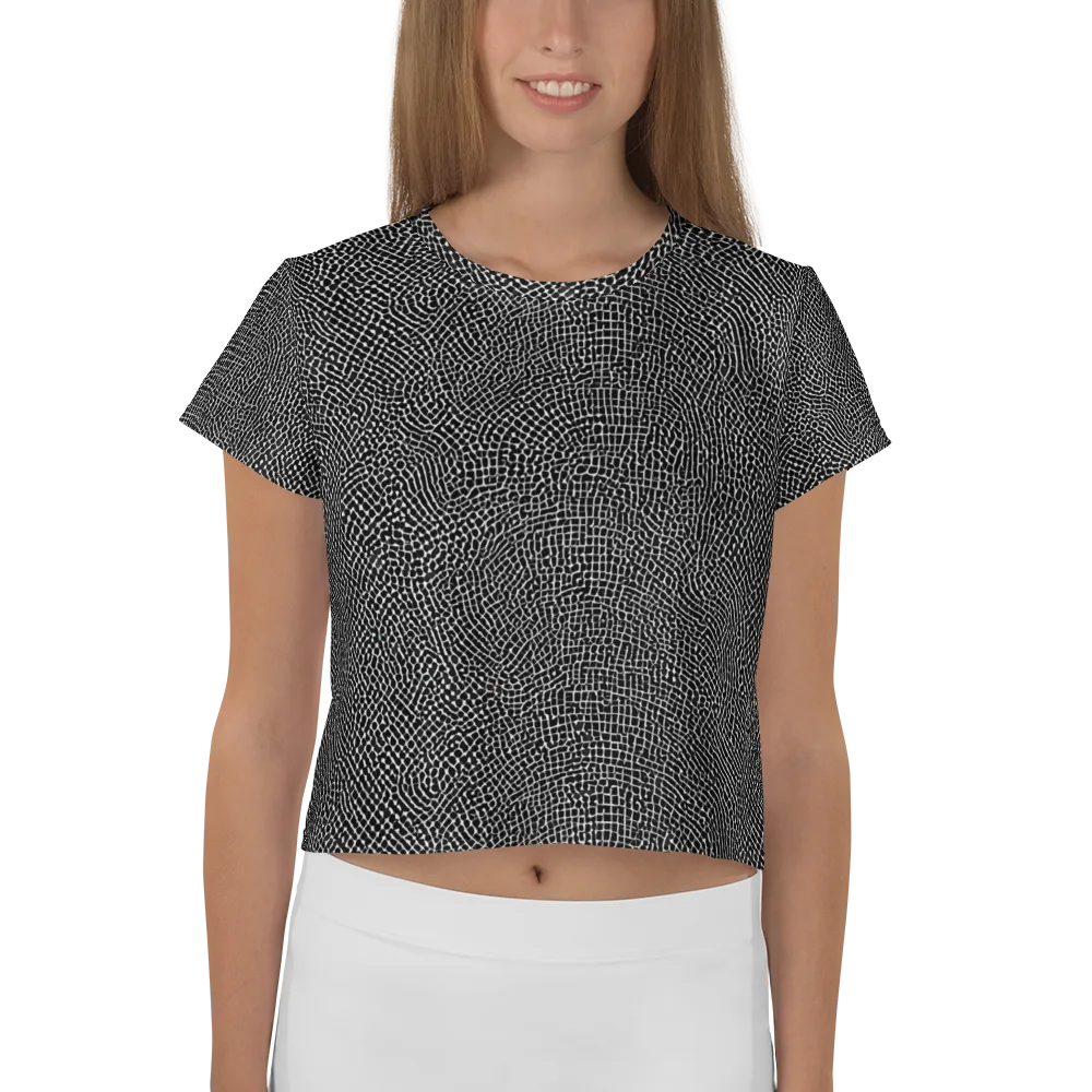 Nocturne Hide on Crop Tee — Front