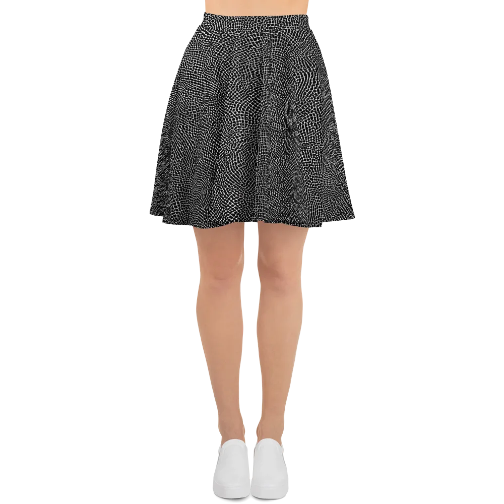 Nocturne Hide on Skater Skirt — Front