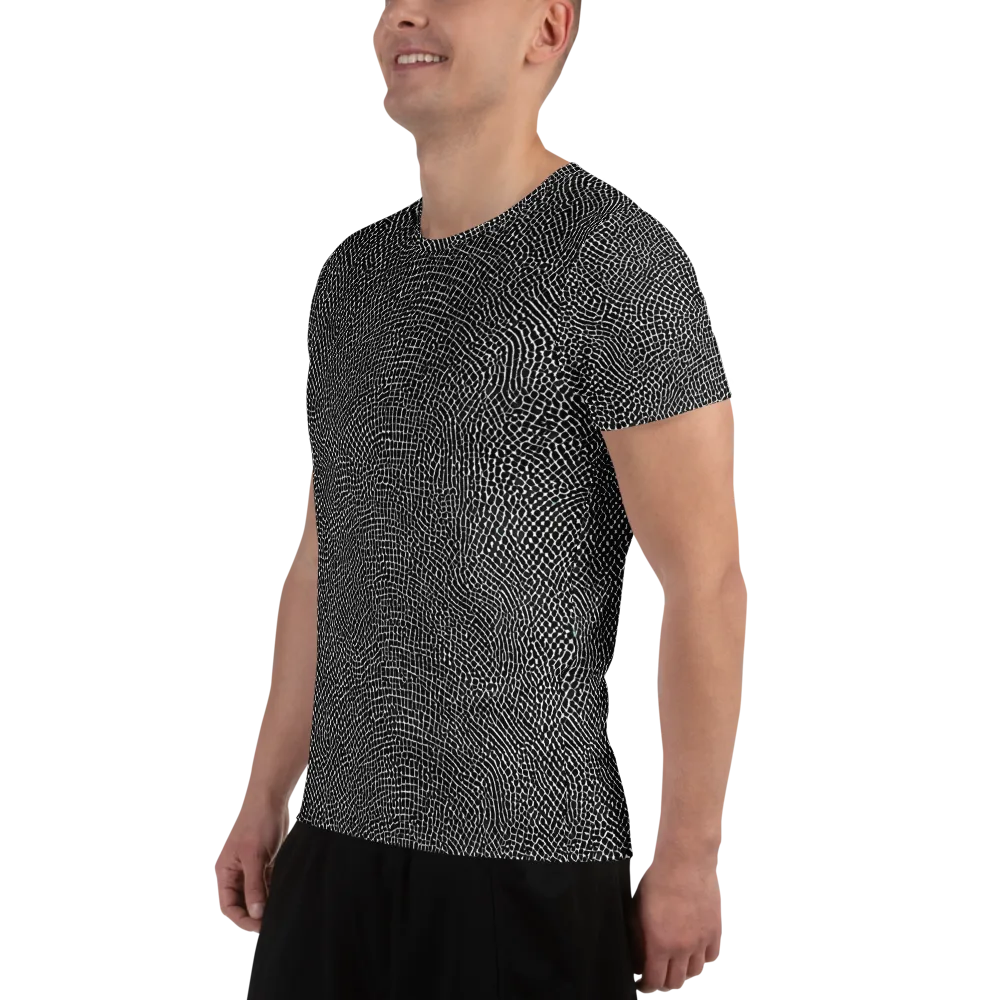 Nocturne Hide on Men's Athletic T-Shirt — Left