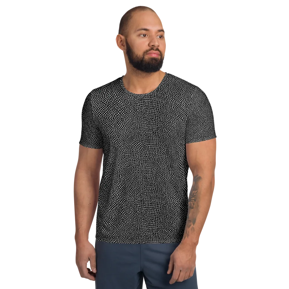 Nocturne Hide on Men's Athletic T-Shirt — Front