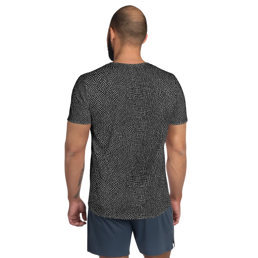 Nocturne Hide on Men's Athletic T-Shirt — Back