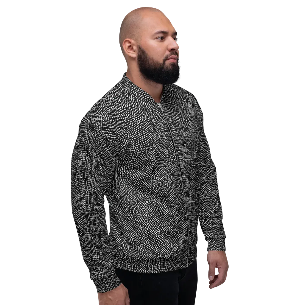 Nocturne Hide on Bomber Jacket — Right