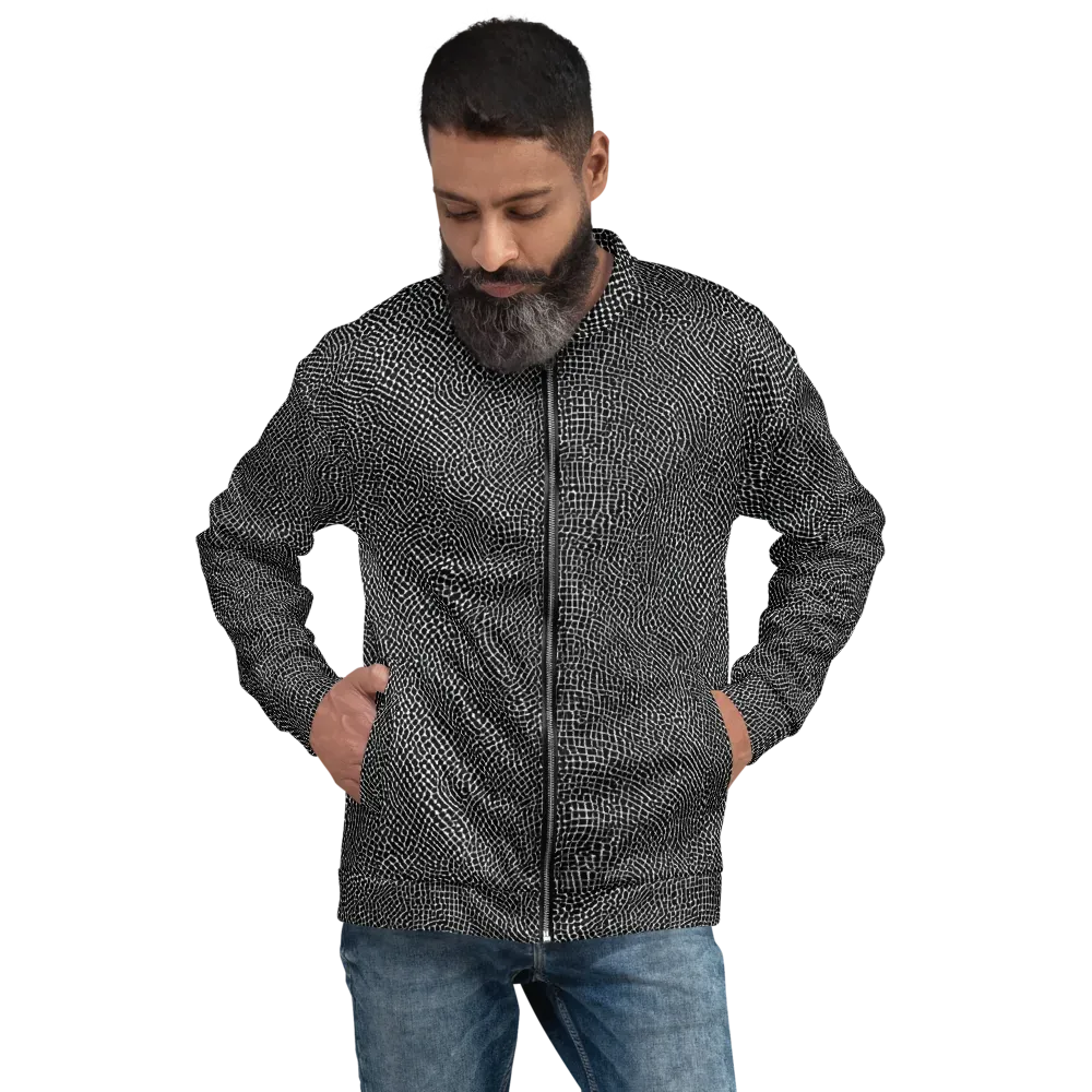 Nocturne Hide on Bomber Jacket — Front