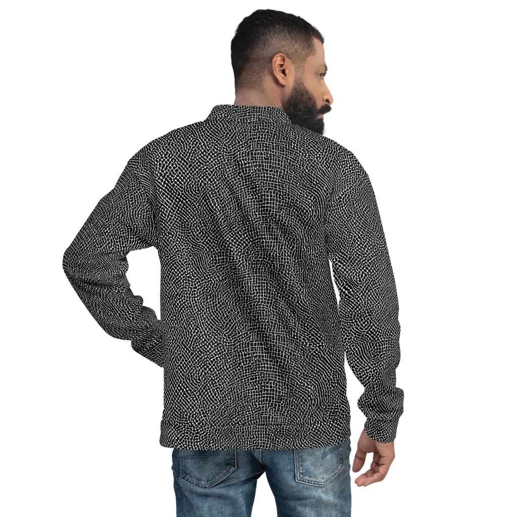 Nocturne Hide on Bomber Jacket — Back