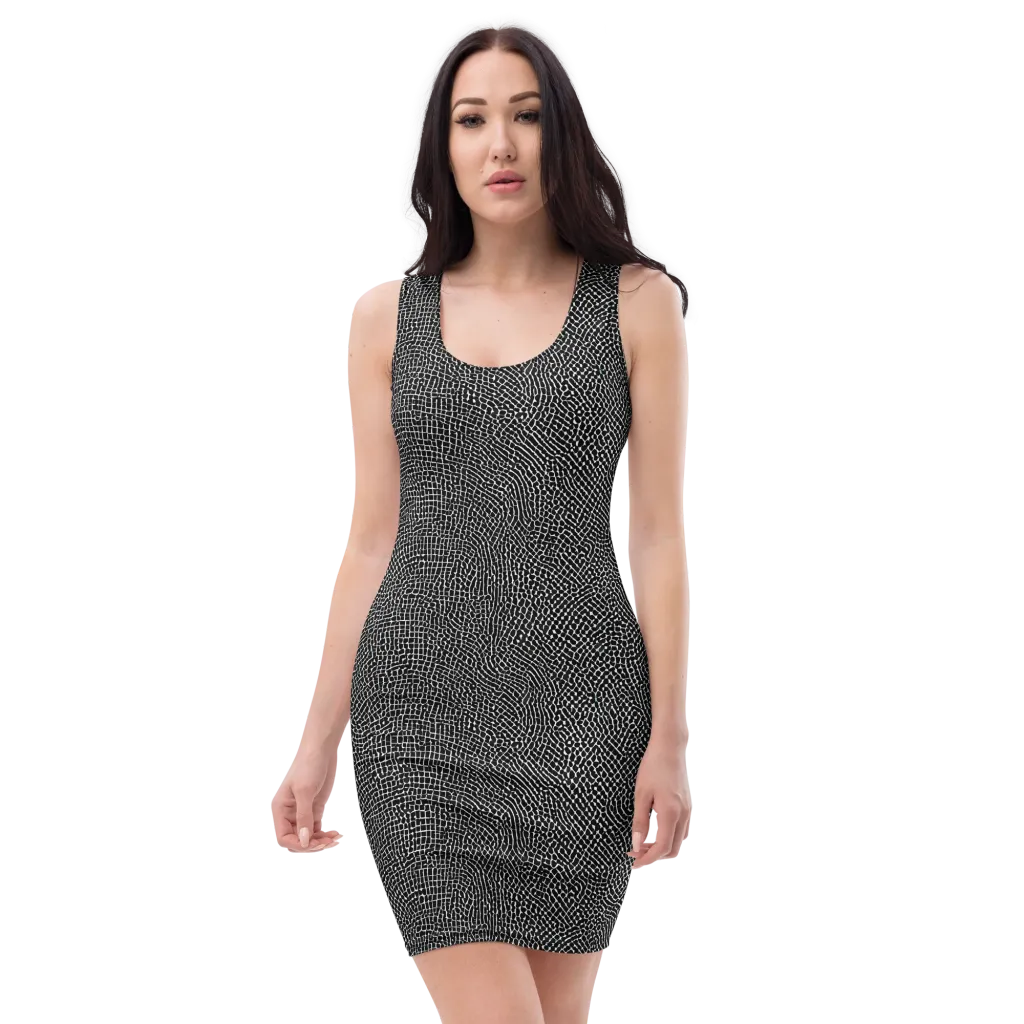 Nocturne Hide on Bodycon Dress — Front