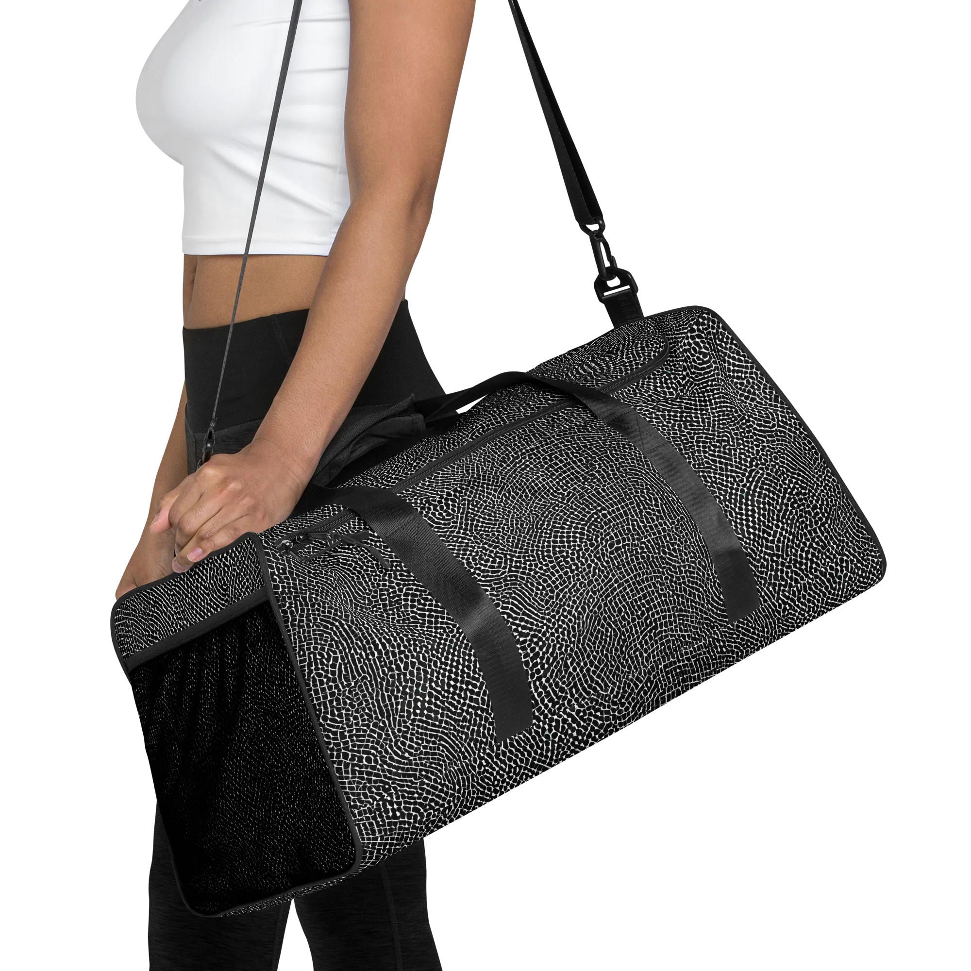 Nocturne Hide on Duffle Bag — Front