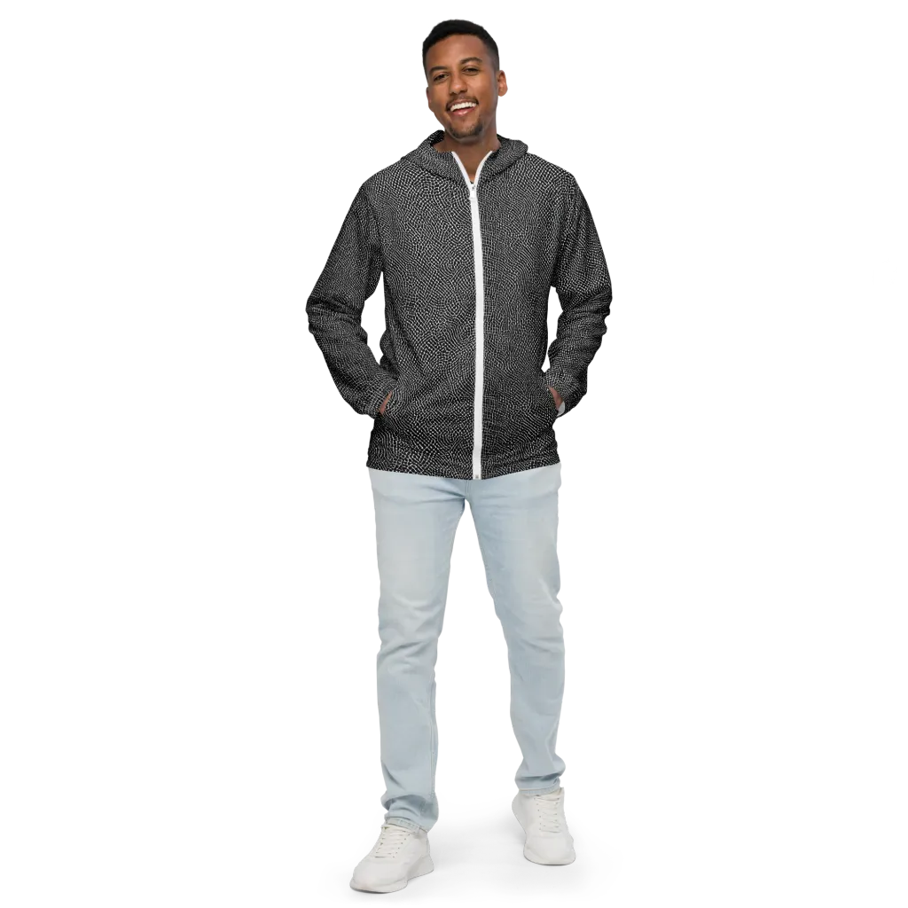 Nocturne Hide on Men's Windbreaker — Front