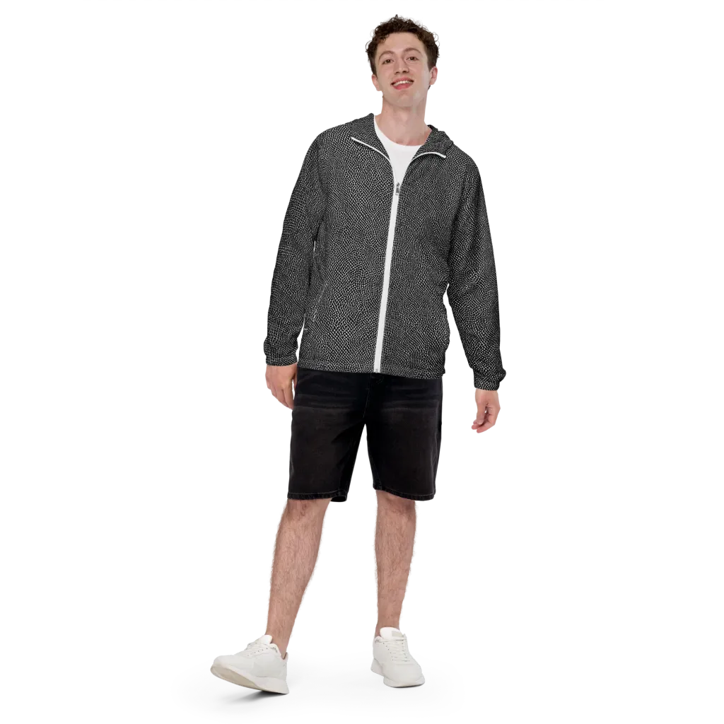 Nocturne Hide on Men's Windbreaker — Front