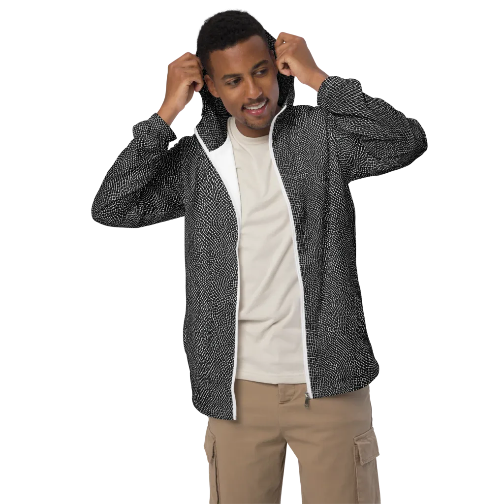 Nocturne Hide on Men's Windbreaker — Front