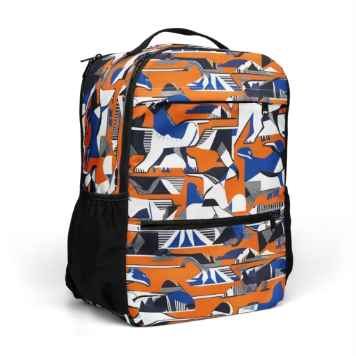 Orange Aviary on a Utility Backpack