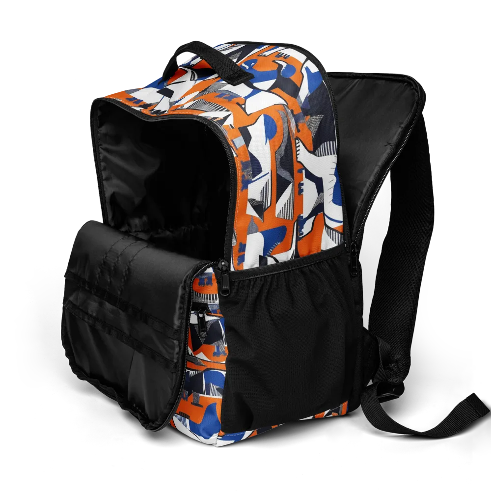 Orange Aviary on Utility Backpack — Product details 2