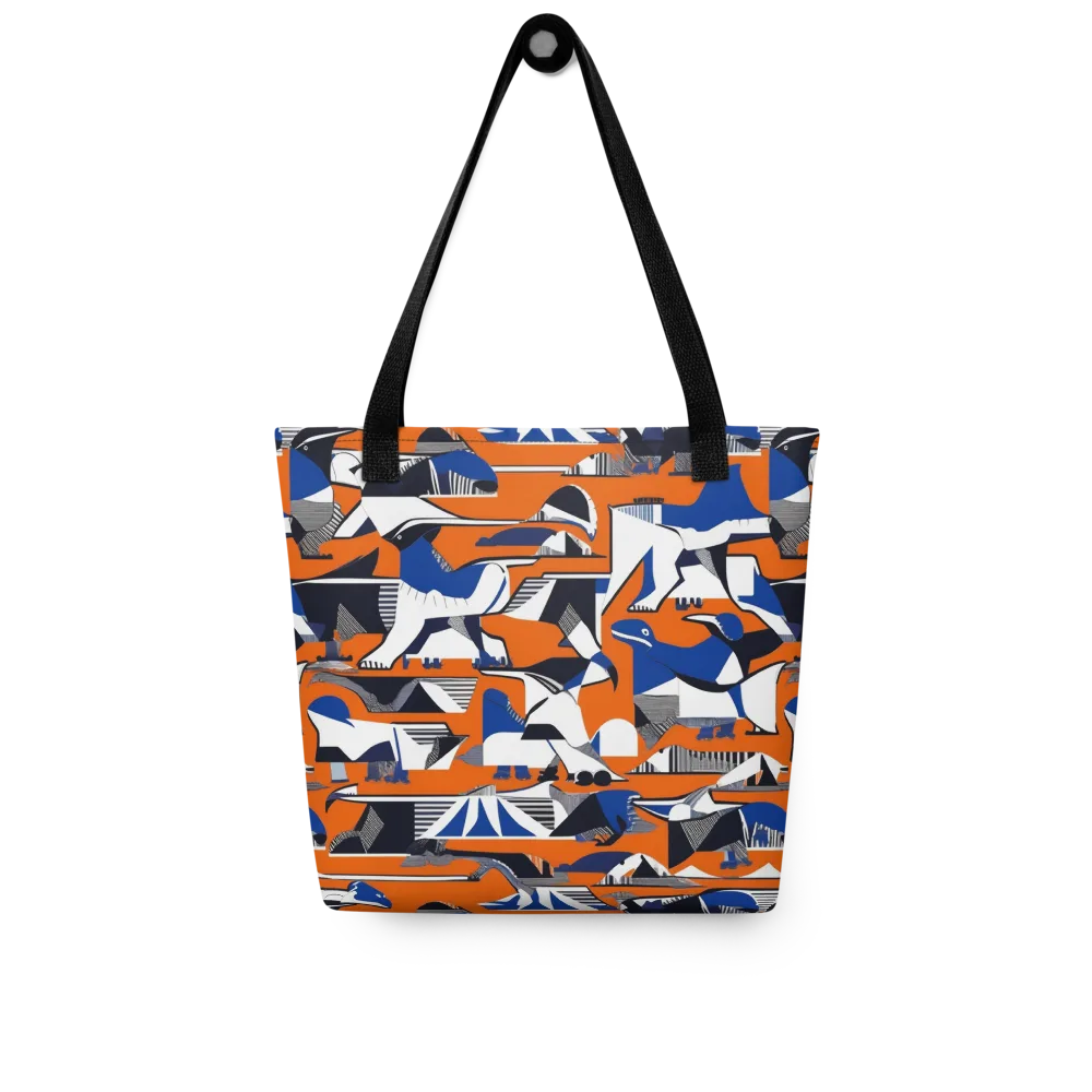 Orange Aviary on Tote Bag — Front