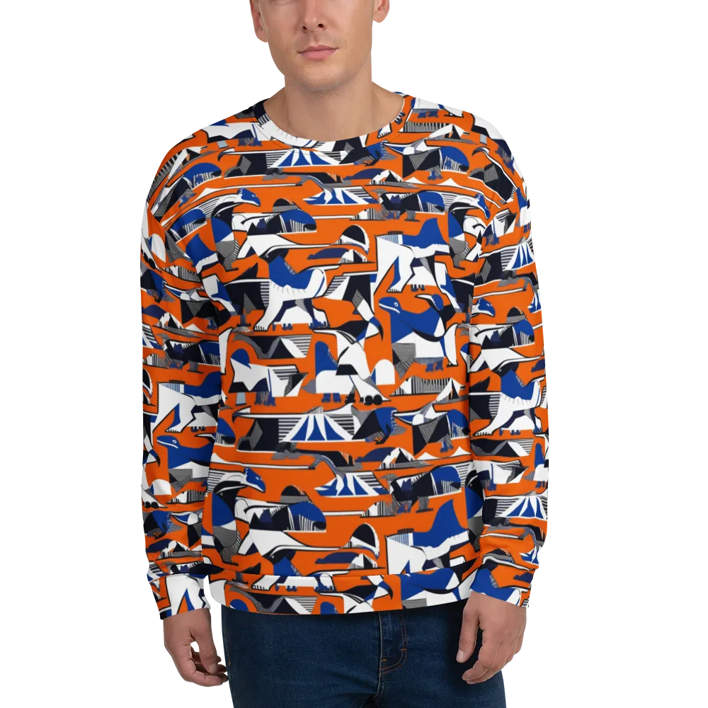Orange Aviary on Sweatshirt — Front