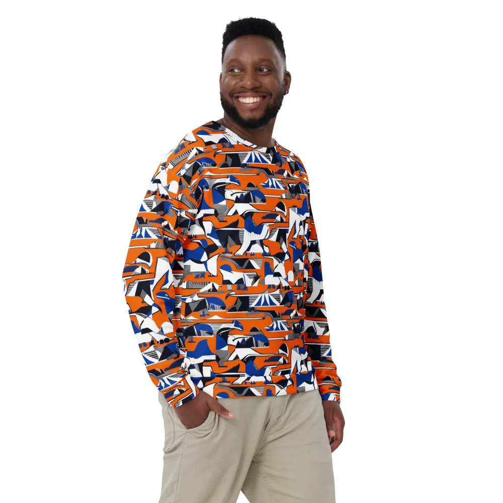 Orange Aviary on Sweatshirt — Front