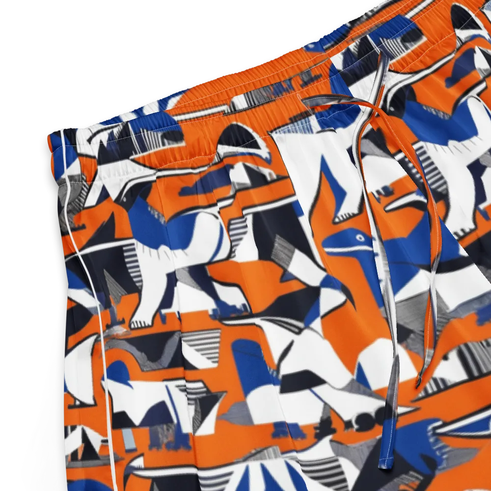 Orange Aviary on Women's Pajama Shorts — Product details